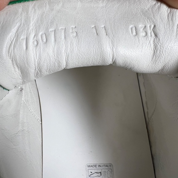 Gucci ACE GG Green Crystal coated canvas trainers. - Picture 8 of 15